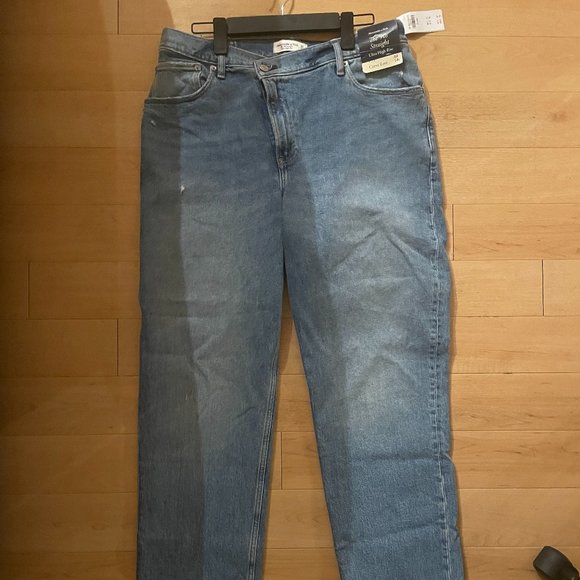 Abercrombie & Fitch Denim - Curve Love Ultra High Rise 90s Straight Jean